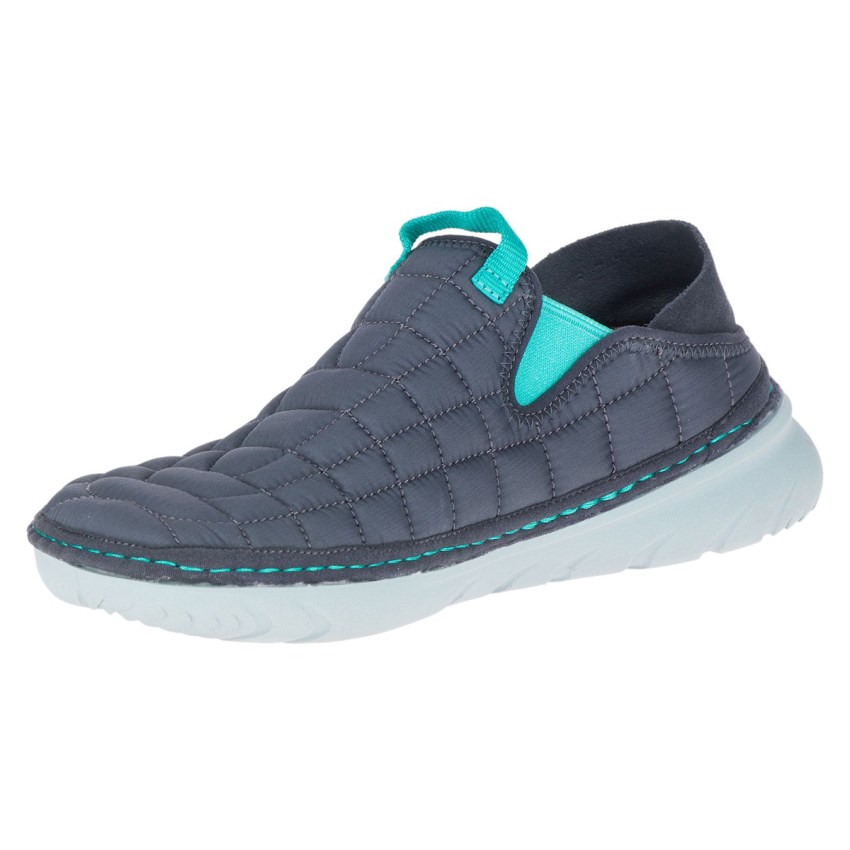 Chaussure Casual Merrell Hut Moc Bleu Femme | W.G.ODZG